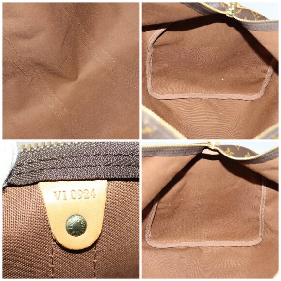 LOUIS VUITTON Monogram Keepall 55 Boston Bag M41424 LV Auth 140707 - Picture 15 of 16